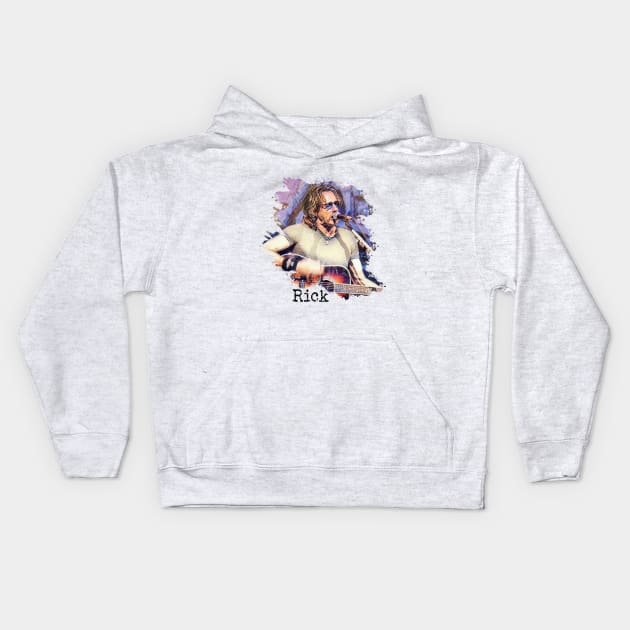 Rick Springfield Kids Hoodie by Neicey